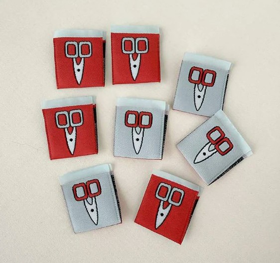 Scissors Woven Labels from Minki Kim