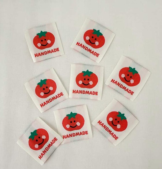 Tomato Woven Labels from Minki Kim