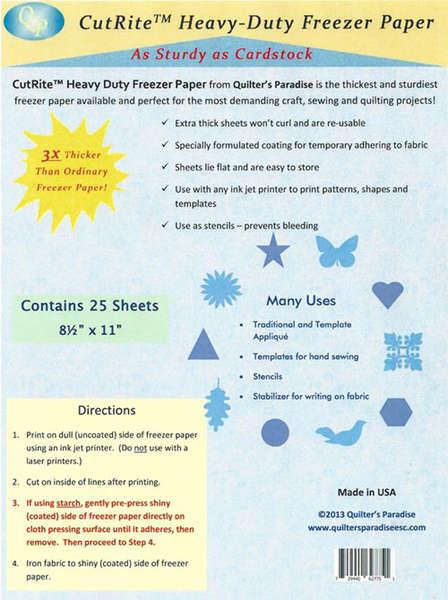 CUTRITE HEAVY-DUTY FREEZER PAPER