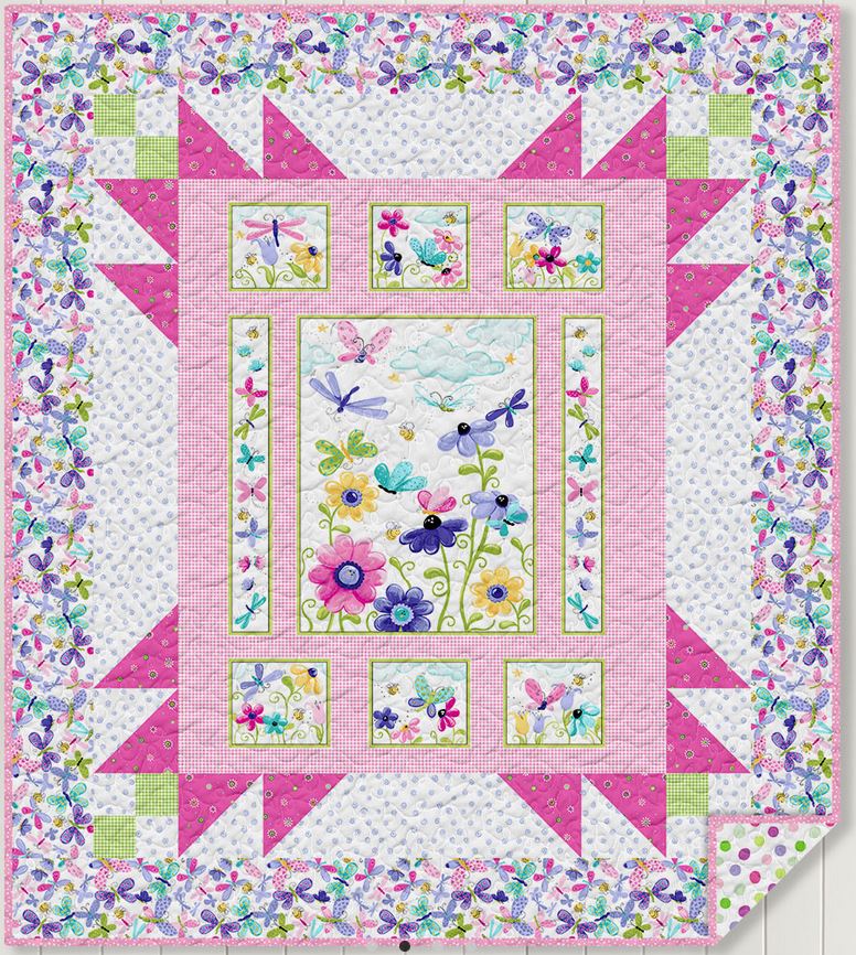 Flutter Butterfly Quilt Kit by Susybee