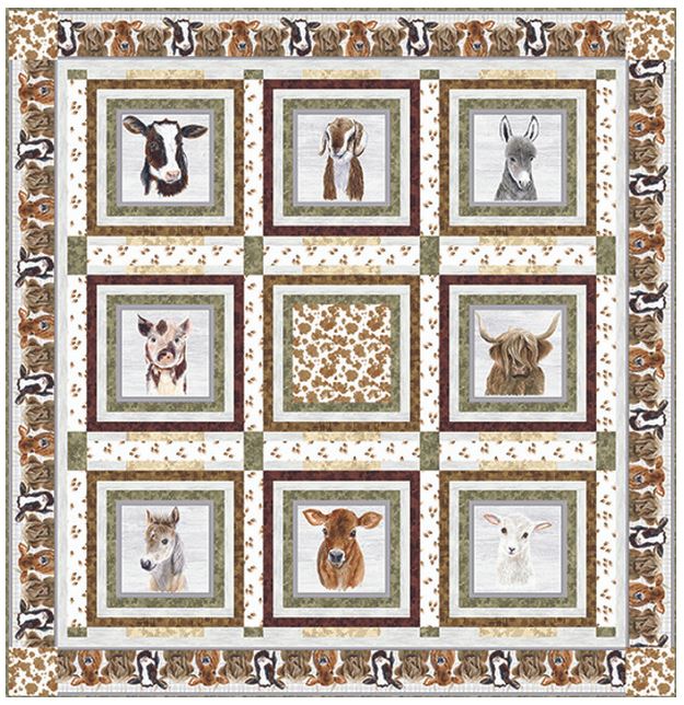 Down on the Farm Quilt by Blank