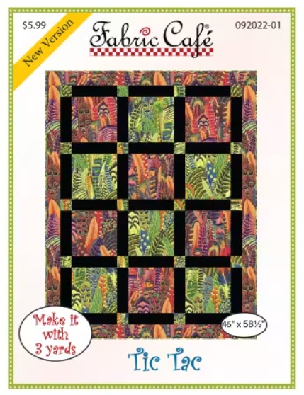 Tic Tac Quilt Pattern from Fabric Cafe