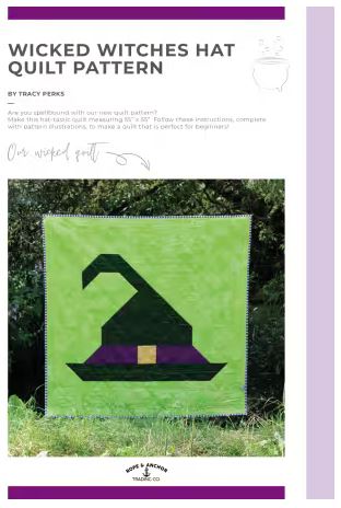 Wicked Witches Quilt Pattern