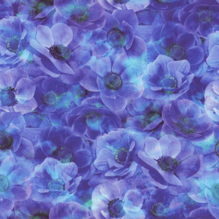 Flourish Large Floral Cobalt from Hoffman
