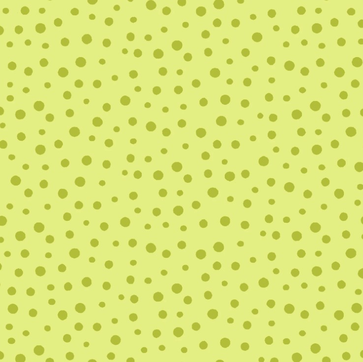 Susybee Basics Irregular Dot Lime from Susybee