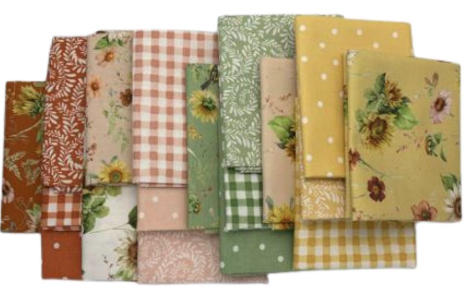 Sunflower Whispers Fat Quarter Bundle