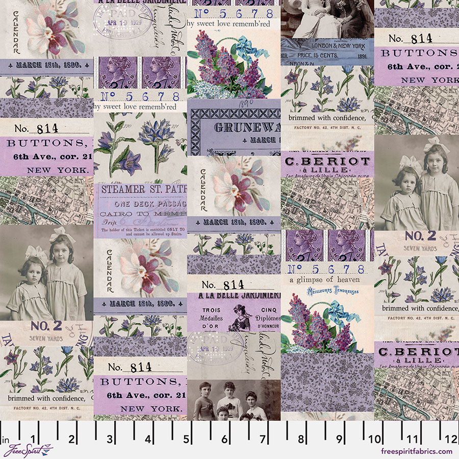 Palette Purple Collage by Tim Holtz from FreeSpirit