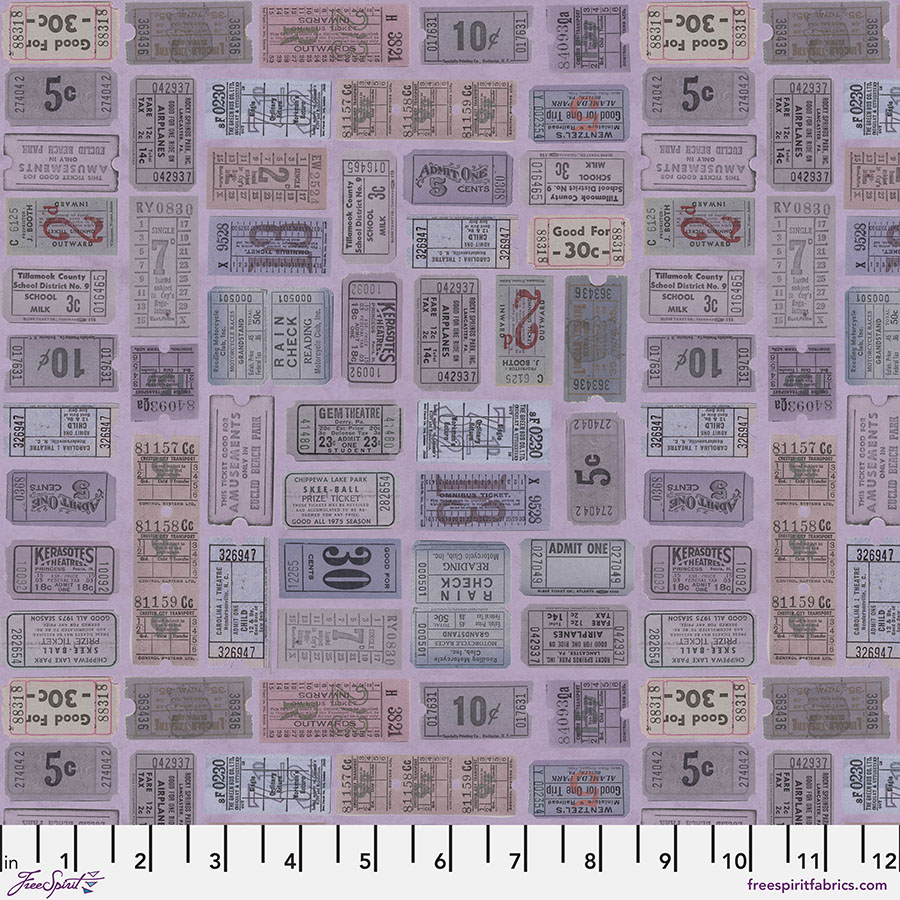 Palette Purple Tickets by Tim Holtz from FreeSpirit