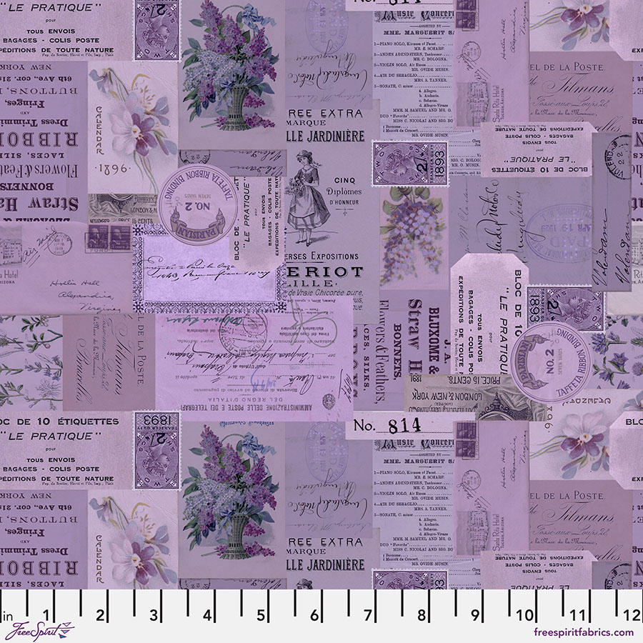 Palette Purple Ephemera by Tim Holtz from FreeSpirit