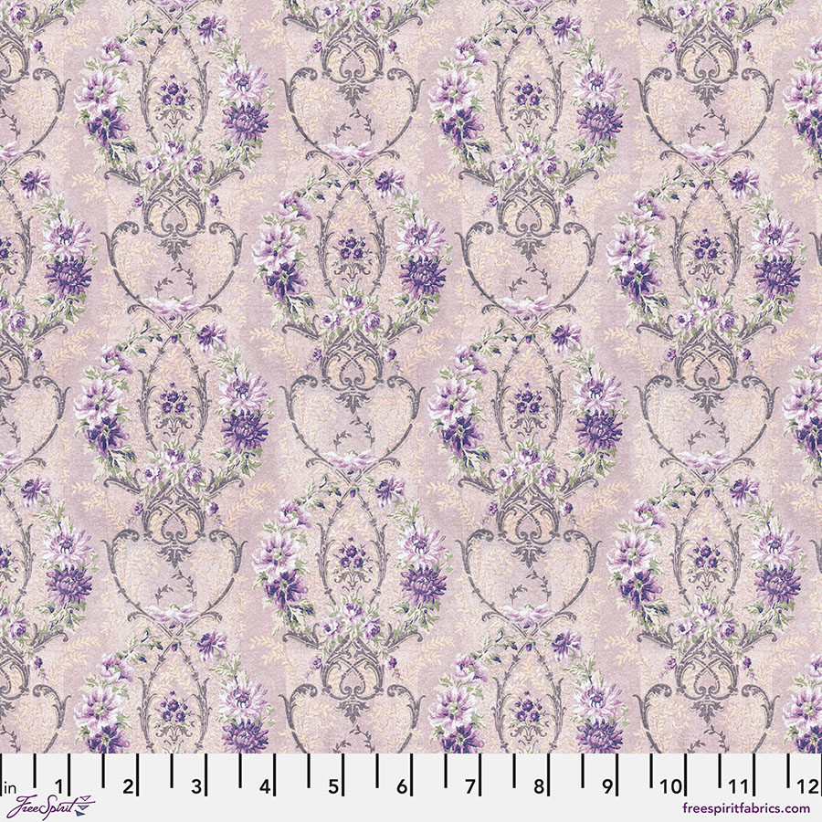 Palette Purple Wallpaper by Tim Holtz from FreeSpirit