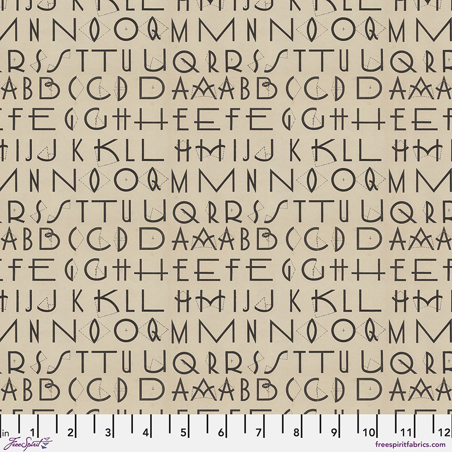 Palette Charcoal Typography by Tim Holtz for FreeSpirit