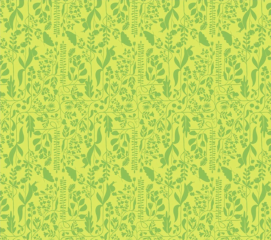 Insectarium Meander Grass by Tamara Kate for Windham Fabrics