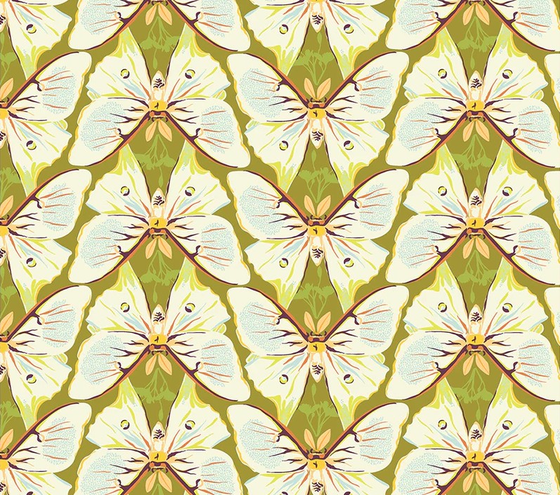 Insectarium Luna Spring by Tamara Kate for Windham Fabrics