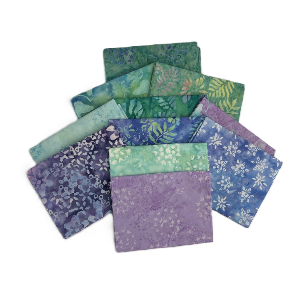 Iris Beauty Batik Fat Quarter Bundle from Andover
