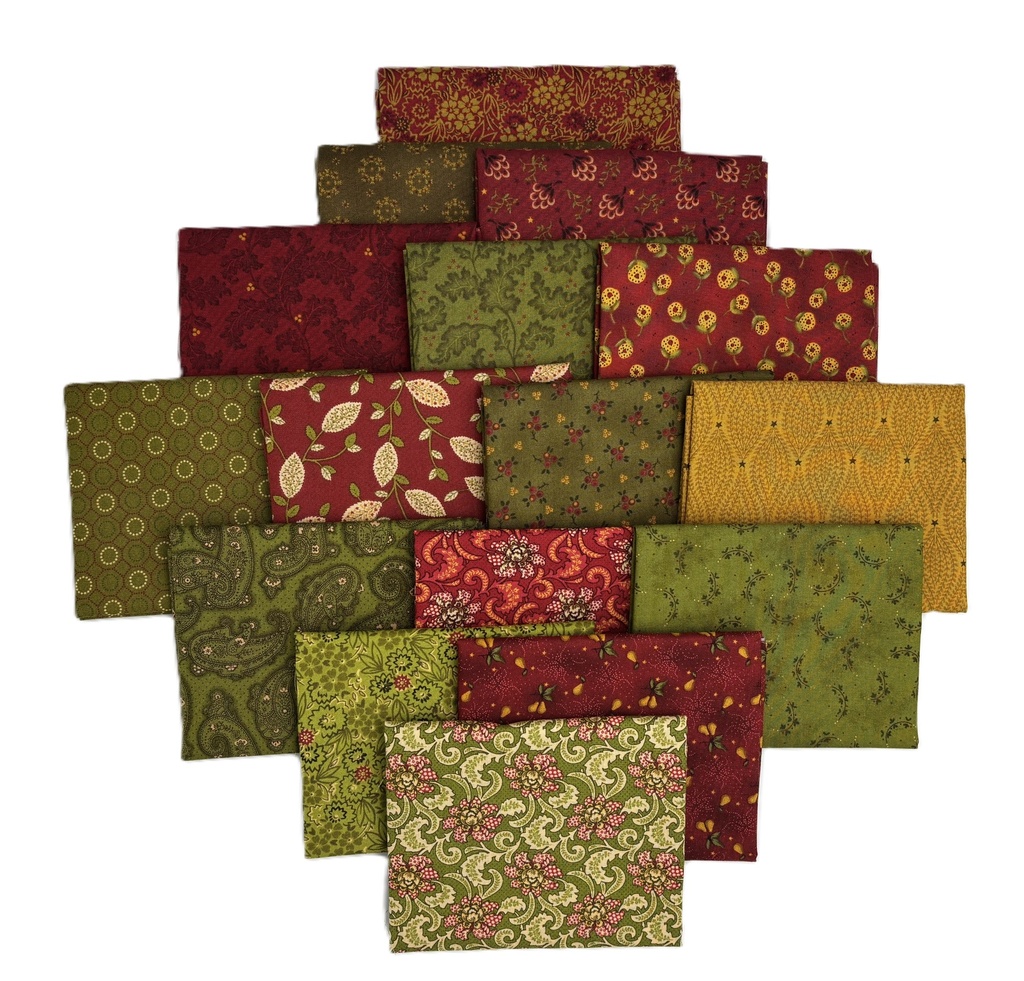 Baubles & Balsam Fat Quarter Bundle by Kim Diehl