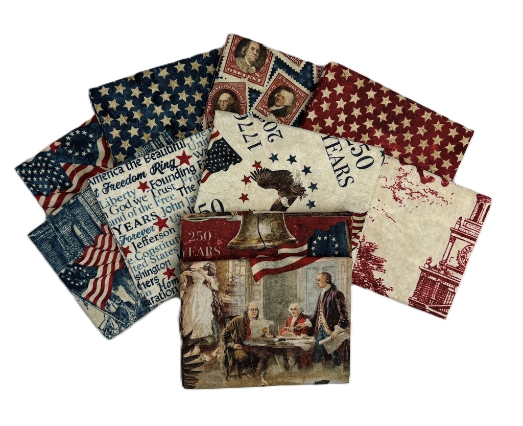 America 250 Fat Quarter Bundle by Northcott