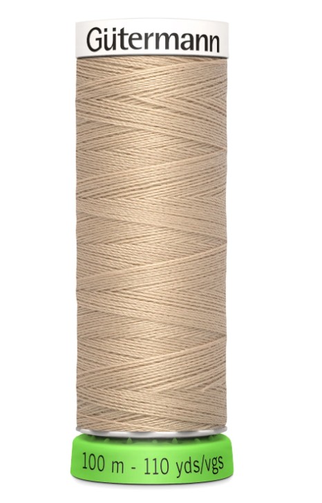 Gutermann Recycled Polyester Thread Ecru 110 Yards