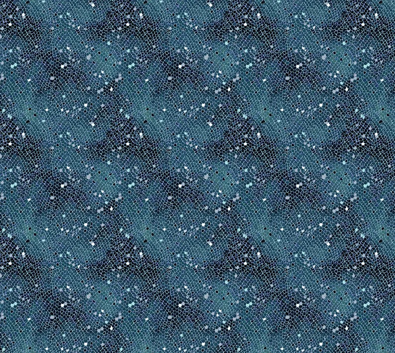 Ocean Song Mermaid Scales Marine by Whistler Studios for Windham Fabrics