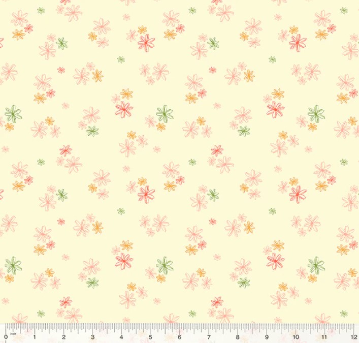 Lush Life Dappled Daisies Ivory from Windham Fabrics