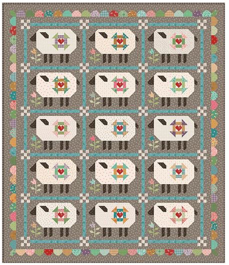 Gentle Flock Quilt by Lori Holt