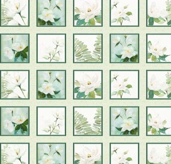 Sweet Magnolia Floral Blocks by Deane Beesley for P&B Textiles