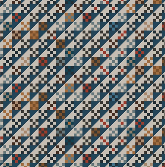 Blue Mill Silver Mill Blue from Benartex