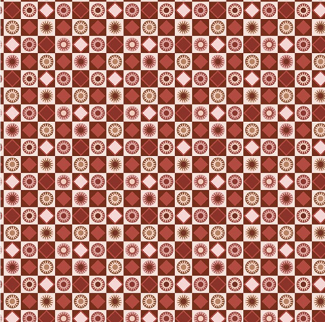 Blue Mill Dayton Red from Benartex