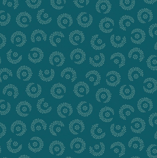 Blue Mill Lake View Teal from Benartex