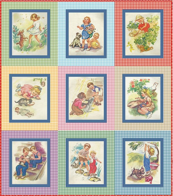 Framed Innocence Quilt Kit by American Jane