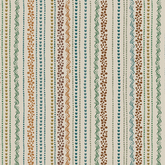 Blue Mill Wood Beams Khaki from Benartex