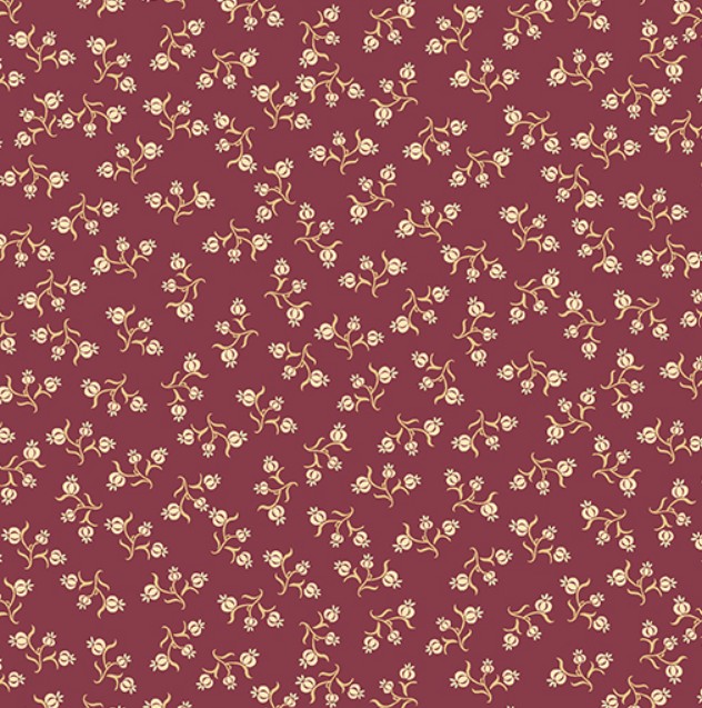 Blue Mill Flour Sacks Rose from Benartex