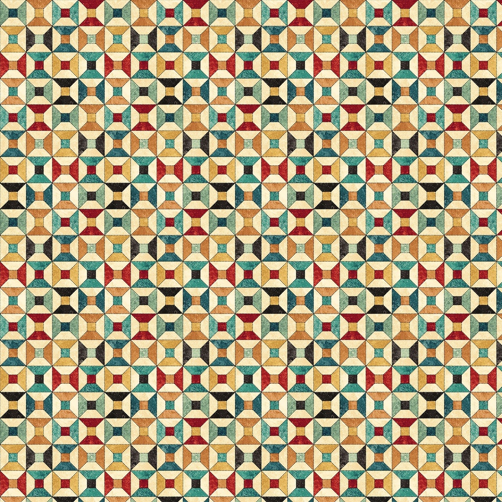 Stonehenge Stitchin' Spools Multi from Northcott