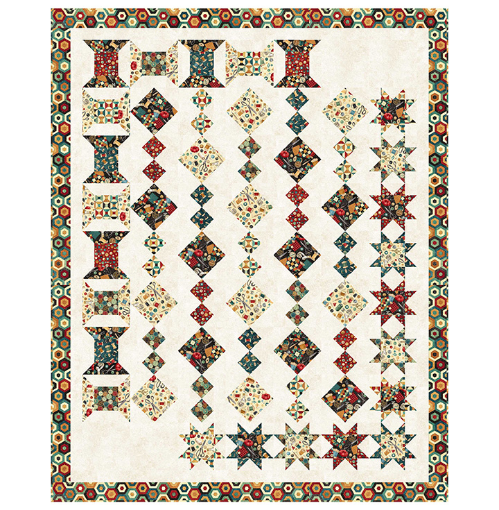 My Stitchin' Box Quilt Pattern by Ladee Bug Designs