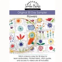 30 Day Flowers Embroidery Sampler