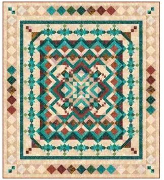 Copper Mountain Quilt Kit by Wilmington
