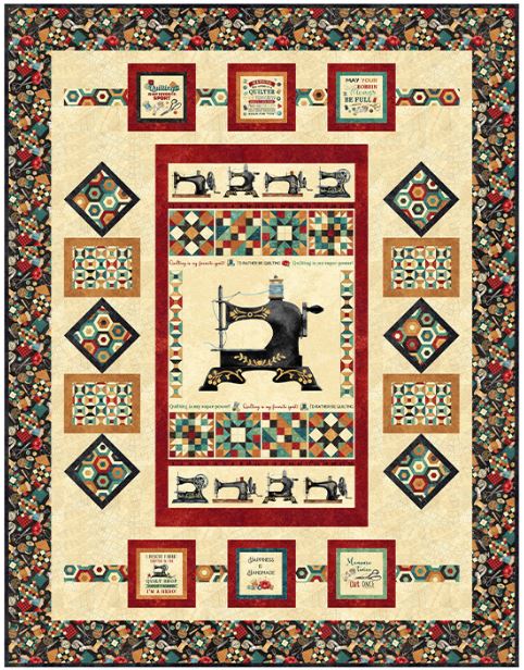 Treasured Things Quilt Kit by Northcott