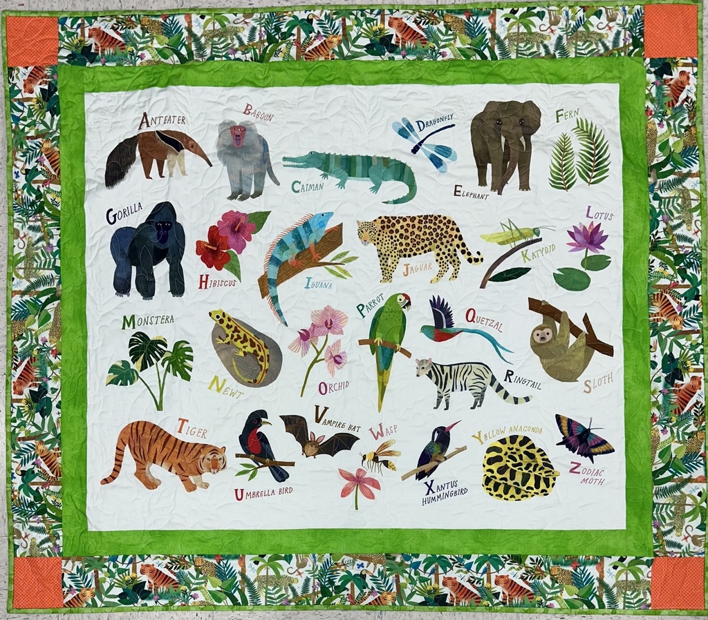 Alphabet Jungle Quilt Kit