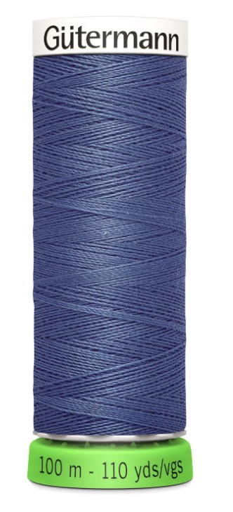 Gutermann Recycled Polyester Thread Slate Blue 110 Yards