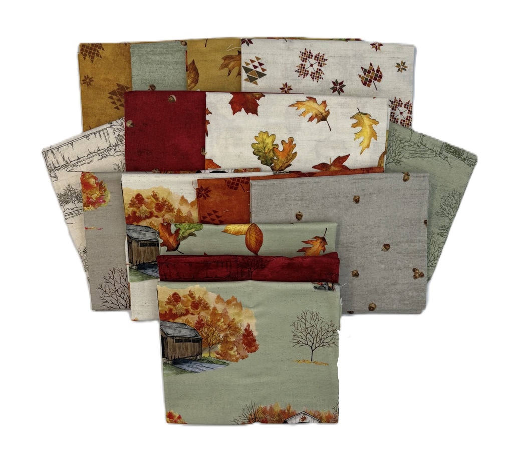 Covered Bridges in the Fall Fat Quarter Bundle