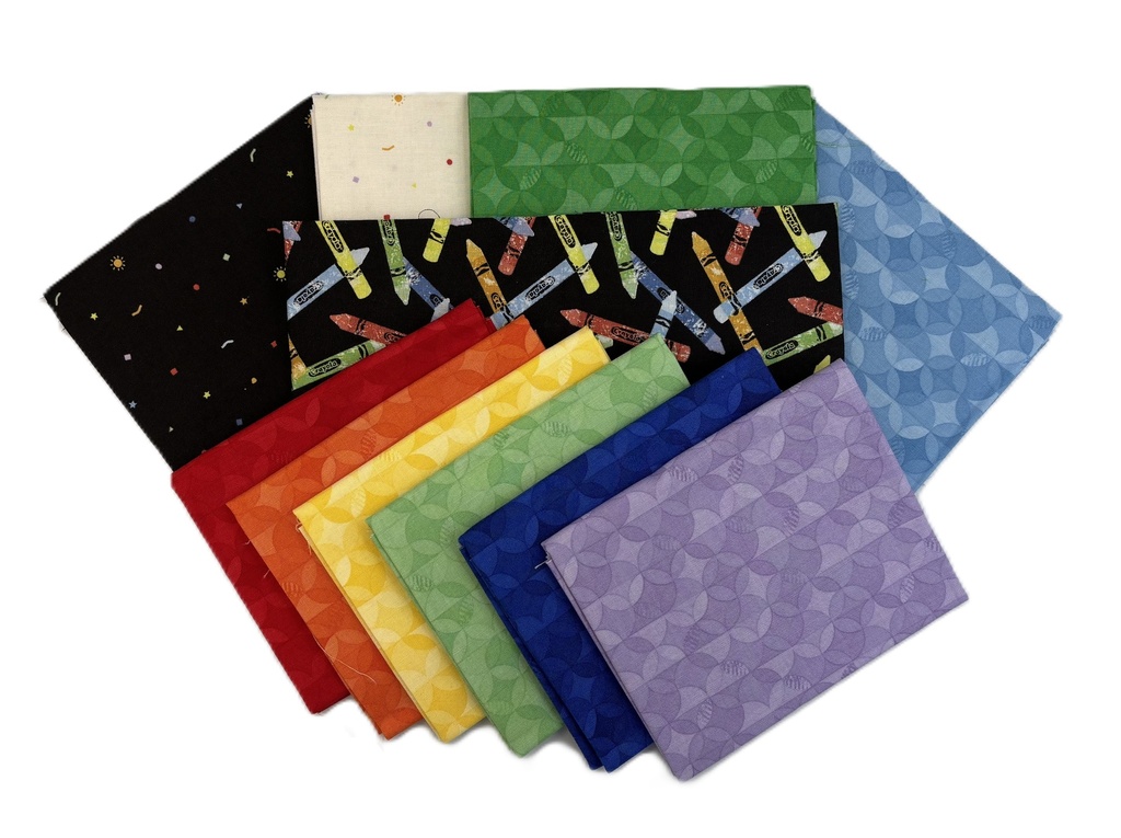New Box of Crayons Fat Quarter Bundle