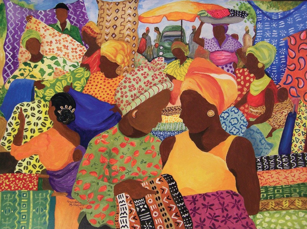 Buying Cloth 1000 Piece Jigsaw Puzzle