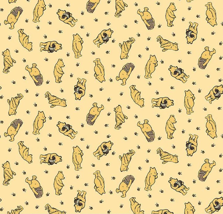 Winnie The Pooh Toss Sunshine by Echo Park Paper Co. for Riley Blake Designs