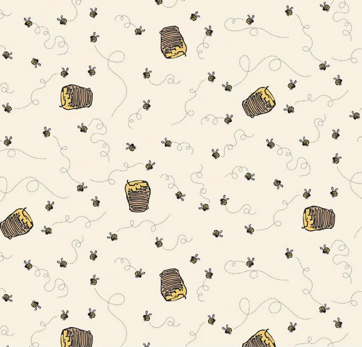 Winnie The Pooh Bees Cream by Echo Park Paper Co. for Riley Blake Designs