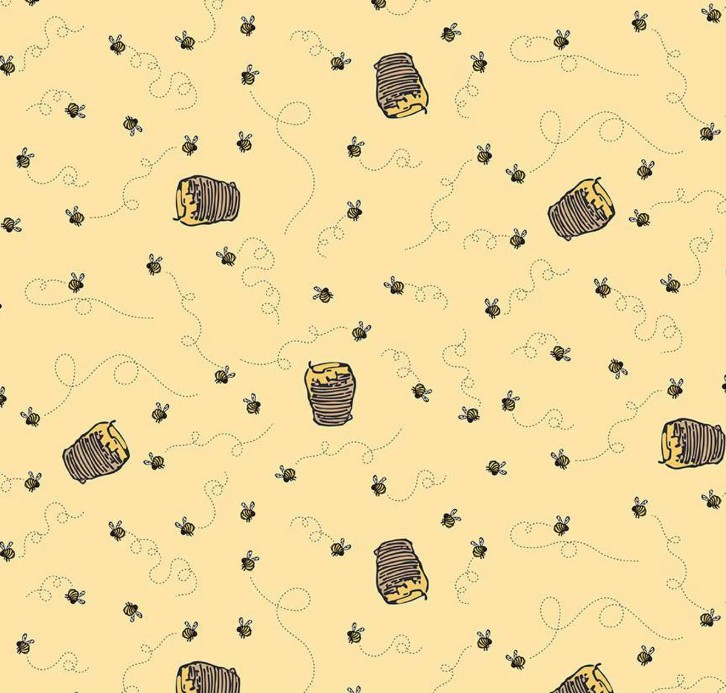 Winnie The Pooh Bees Sunshine by Echo Park Paper Co. for Riley Blake Designs
