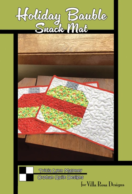 Holiday Bauble Snack Mat Pattern by Tricia Lynn Maloney for Villa Rosa Designs