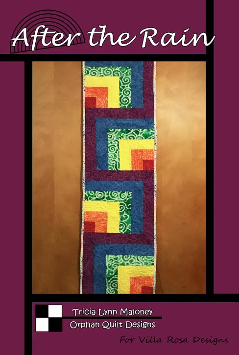 After the Rain Table Runner Pattern by Tricia Lynn Maloney for Villa Rosa Designs