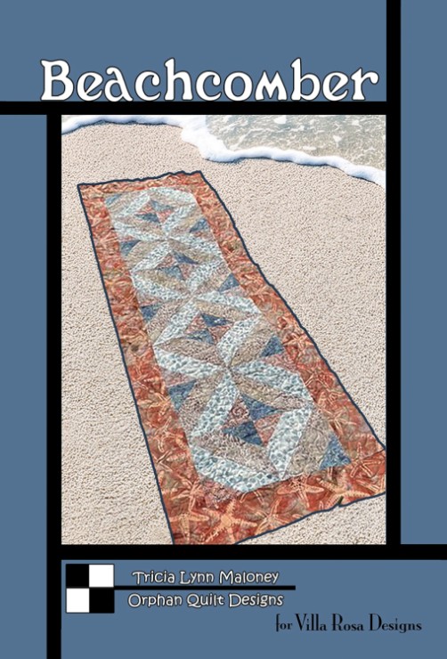 Beachcomber Table Runner Pattern by Tricia Lynn Maloney for Villa Rosa Designs