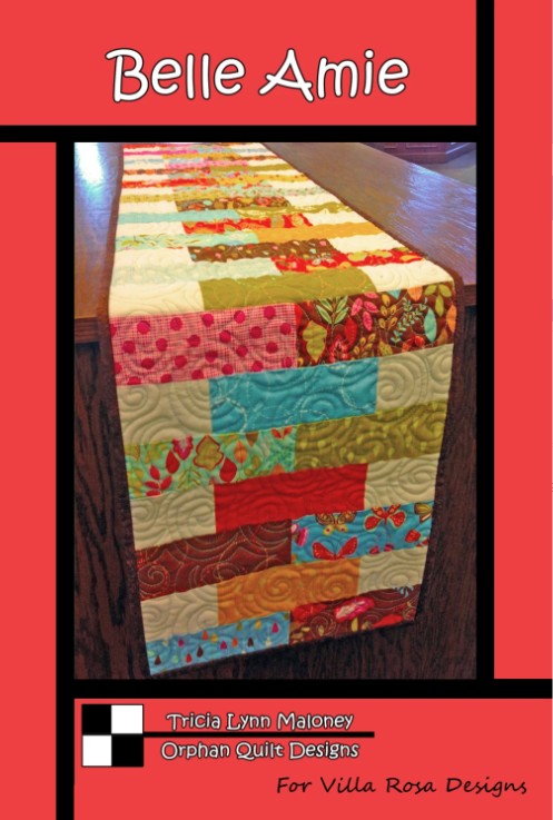 Belle Amie Table Runner Pattern by Tricia Lynn Maloney for Villa Rosa Designs