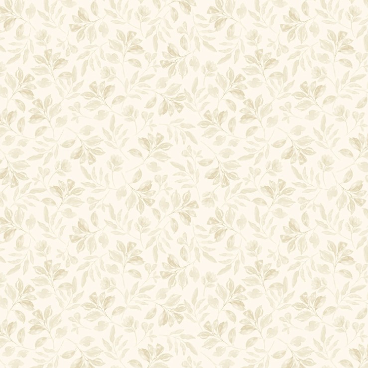 Scarlet Dreams Tonal Leaves Cream by Beth Grove for Wilmington Prints