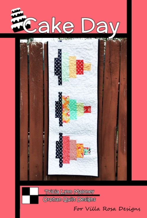 Cake Day Table Runner Pattern by Tricia Lynn Maloney for Villa Rosa Designs